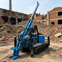 Machine de forage hydraulique efficace avec tour compact multi-angles et installation facile sur site
