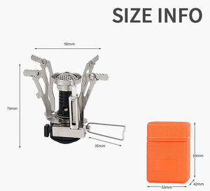 Estufa de Gas portátil de encendido electrónico para acampar y senderismo, Mini estufa de Gas para Picnic al aire libre - Product Image 6