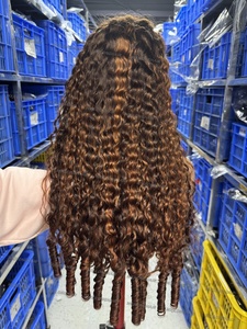 Peluca de cabello humano rizado birmano crudo 300% densidad 14-22 pulgadas 13x4 pelucas frontales de encaje extensión de cabello 12A de <span class=keywords><strong>onda</strong></span> de agua de resorte completo - Product Image 6