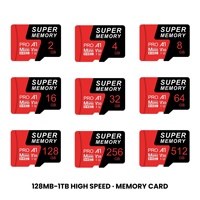 Echte Kapazität 32GB 64GB 128GB 256GB 512GB Speicher Micro TF SD-Karte 4K UHD FHD USH-1 U3 Für Audio-Action-Kamera