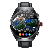 Nuevo Reloj Inteligente 2026 con Correa de Cuero y Auriculares 2 en 1, Monitor de Ritmo Cardíaco y Rastreador de Actividad Física