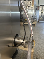 Machine de remplissage et de scellage verticale ESKO pour liquides (shampoing, détergent, huile, eau, ketchup, mayonnaise) en sachets à soudure dorsale