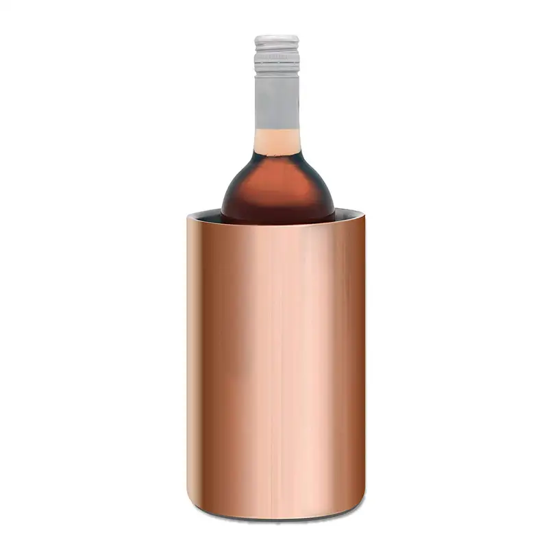 Premium Grade Perfect Wine And Champagne Chiller Wine Cooler Bucket Đôi Tường Cách Nhiệt Thép Không Gỉ Ice Ít Chai Cooler