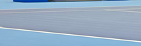 Système de revêtement acrylique pour terrains de tennis : Apprêt composite, coussin en caoutchouc et remplissage en sable de silice pour projets de terrains sportifs en béton