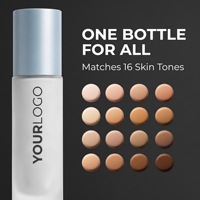 Fond de teint changeant de couleur, imperméable, formule douce sans 8 ingrédients nocifs, couvrance naturelle longue durée, modulable pour tous les types de peau