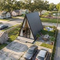Casa Prefabricada Modular Expandible de Dos Pisos, Diseño Rectangular, con Panel Solar, Diseño Moderno, Interior Espacioso