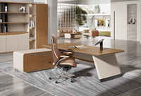 Bureau de direction électrique intelligent de luxe, réglable en hauteur, convertible, à 3 niveaux, pour usage professionnel