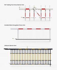 Barrière de route Porte Boom Bras Clôture Télescopique Droite Ronde Courbée Pliante Publicité Avec LED - Product Image 5