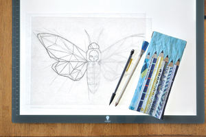 Arte suministros de oficina de la escuela y de plástico de PVC semitransparente de la curación de corte A3 para <span class=keywords><strong>Cricut</strong></span> y silueta - Product Image 4