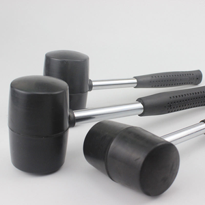 ค้อนยางหัวคู่ด้ามจับทำจากเหล็กกันลื่นด้ามยางสำหรับก่อสร้าง - Product Image 2