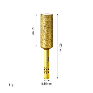 <span class=keywords><strong>Foret</strong></span> <span class=keywords><strong>diamant</strong></span>é brasé sous vide pour perçage efficace de carreaux de porcelaine, granit, marbre et céramique – 1 pièce - Product Image 4