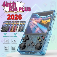Console de jeu portable R36 Plus Open Source, rétro, arcade 3D, double système Arkos, nostalgique, classique, prise en charge de la connexion Wi-Fi