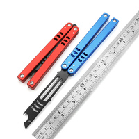 Kunden spezifisches CNC-Aluminium T6061 Griff Schnelle Lieferung Faltbares Übungs werkzeug für Anfänger Training Unedged Custom Toys Geschenke DIY