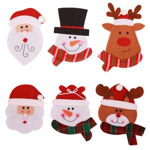 Funda para Cubiertos con Diseño de Reno Navideño, para Navidad y Año Nuevo, Decoración para Mesa de Comedor, Fiesta en Casa - Product Image 2