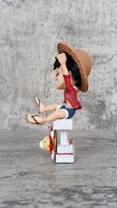 Figuras DE ACCIÓN DE PVC de 16cm, juguetes Thousand Sunny Luffy Zoro Sanji, modelo Q versión, escritorio para niños, decoración de coche, regalos de <span class=keywords><strong>Anime</strong></span> - Product Image 6