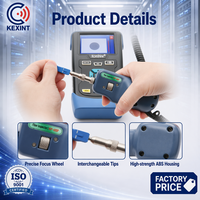 Kexint KIP-600P - Inspektor de Fibra Óptica Portátil USB con Aumento de 400x, Sonda de Inspección OTDR para Redes IP