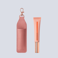 Étui à rouge à lèvres mini YY en cuir, pochette moderne pour rouge à lèvres, boîte à charme pour femme, petite pochette à rouge à lèvres pour sac à main
