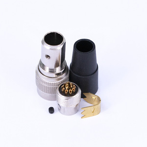 Hirose 12-core 10a-7p-12s tự khóa hàng không kết nối 5p Push-Pull máy ảnh kích hoạt đầu nhựa dẫn kết nối cho 5p pins - Product Image 3