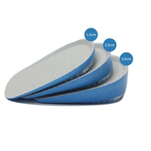 Semelles rehausseuses invisibles <span class=keywords><strong>en</strong></span> mousse PU à 3 épaisseurs avec inserts <span class=keywords><strong>en</strong></span> gel de <span class=keywords><strong>silicone</strong></span> pour augmenter la hauteur du talon - Product Image 2