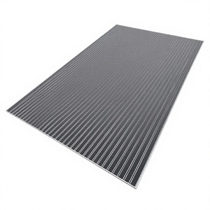 <span class=keywords><strong>Paillasson</strong></span> moderne et minimaliste en alliage d'aluminium antidérapant pour entrée d'hôtel, centre commercial, villa ; Installation facile sans travaux, entretien par aspiration. - Product Image 1