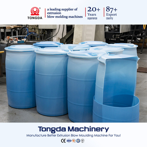 100 200L litre 220L baril chimique Double L anneau en plastique tambour réservoir extrusion soufflage Machines - Product Image 5