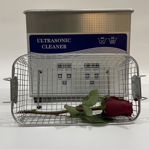 28khz 또는 40khz 6 리터 휴대용 탁상 디지털 초음파 병 유리 세탁기 - Product Image 4