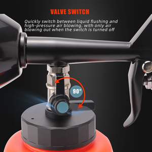 Pistolet de nettoyage à air comprimé SPTA, pistolet de nettoyage haute pression pour voiture, outil de lavage intérieur de voiture, pistolet de lavage de détail avec spinner métallique - Product Image 2