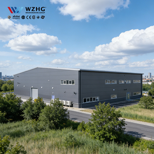 Structure métallique préfabriquée en acier galvanisé à chaud, poutre en acier en forme de H robuste pour le stockage agricole, durée de vie de 50 ans - Product Image 1