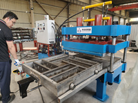 Machine de fabrication d'amortisseurs en caoutchouc, machine de presse à chaud pour amortisseurs de climatiseur et blocs silencieux