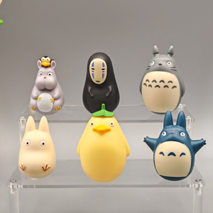 Spirited Away Daruma No-Face Totoro Hayao Miyazaki Anime Action Figures-Jouets, poupées et modèles décoratifs anti-stress - Product Image 5