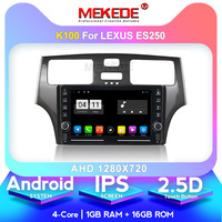 MEKEDE-K Android 10 Quad Core Voiture Vidéo DVD Radio Stéréo Lecteur Pour Lexus ES250 ES300 ES330 2001-2006 1g + 16g wifi GPS Audio RDS
