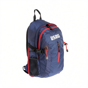 Sac à dos Usag 3760 E, sac à outils avec plusieurs poches et accents rouges pour une utilisation en extérieur - Product Image 2
