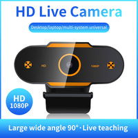 Webcam komputer Usb murah, baru 720p dengan Mic
