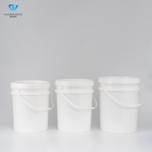 Nhà Máy Bán Buôn 18L Nhiệm Vụ Nặng Nề Trắng Nhựa Xô Với Nắp Xử Lý Cấp Thực Phẩm Sơn Dầu PP Thùng Trống Pails & Thùng - Product Image 6