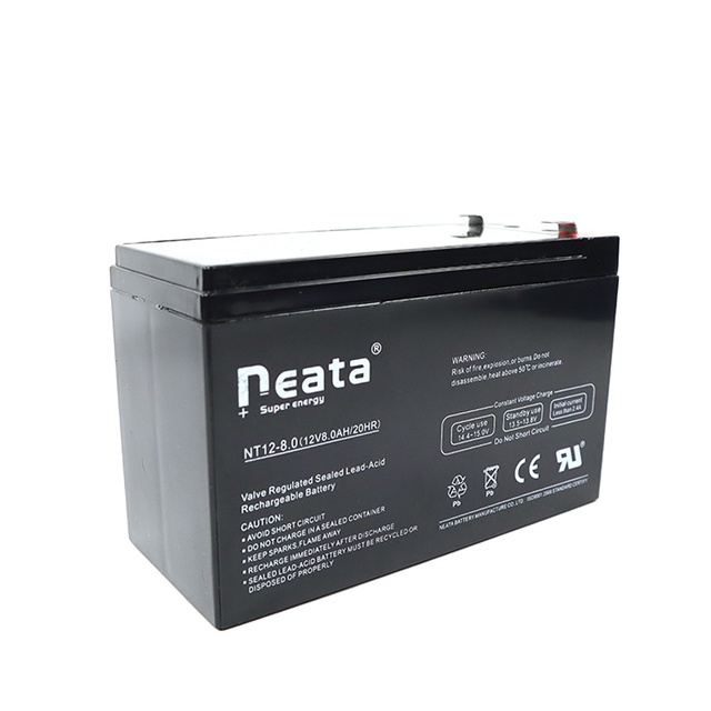Neata 12v 8ah 20hr Rechargeable Gel Deep Cycle Battery for UPS System