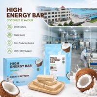 Biscuits Comprimés à la Noix de Coco en Gros, Ration Alimentaire d'Urgence HALAL, Saveur Tropicale, Biscuits de Survie, Approvisionnement Direct Usine