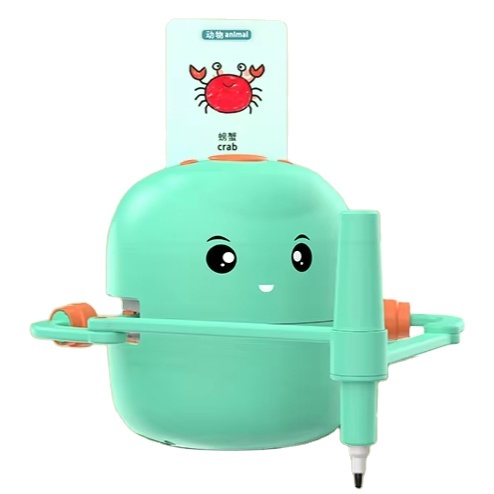 JXD Educational Toddlers Drawing Robot Machine Flash Card Drawing Enlightenment Painting Teaching AI Robot for Kids Study