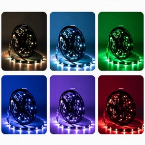 ไฟ LED แถบอัจฉริยะ 5V 5050 USB BT RGB ชุดไฟตกแต่งผนังทีวี โต๊ะคอมพิวเตอร์ สร้างบรรยากาศ - Product Image 1