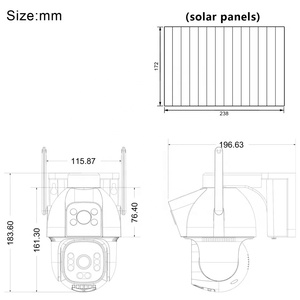 Cámara Solar Inalámbrica 4G ESOE de 8W, Doble Lente, Reconocimiento de IA, Detección de Movimiento, Visión Nocturna a Todo Color, Detección de Movimiento AOV - Product Image 6