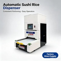 Machine à étaler le riz pour sushi de qualité alimentaire en acier inoxydable, épaisseur du riz réglable, équipement pour rouleaux de maki
