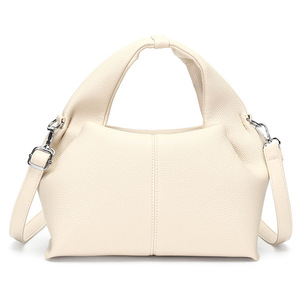 Sac à main en cuir souple pour femmes, style simple, avec bandoulière amovible, polyvalent, à poignée supérieure, sac à bandoulière pour femmes - Product Image 3