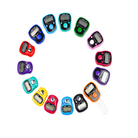 Compteur de tasbih LED, affichage numérique, plastique, alimenté par batterie, anneau de doigt, compteur de points