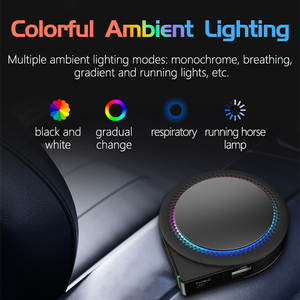 Các mặt hàng mới cho phụ kiện xe hơi Apple Carplay adapter không dây qcm 6125 8GB 128GB với môi trường xung quanh ánh sáng - Product Image 4