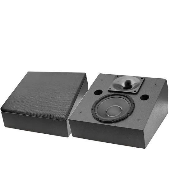 TD-110 Surround Sound 5.1 Channel Speakers Single 10 Inch Plywood Finish DVD Player Compatible 50Hz-20kHz Wire Control