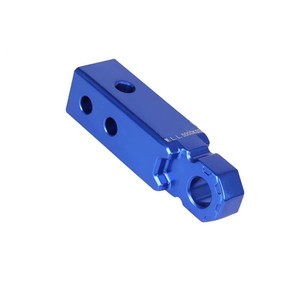 Brazo de Remolque de Aleación de Aluminio con Conector de Grillete de Pulgadas para Gancho de Remolque Cuadrado de Liberación Rápida, Color Rojo y Azul - Product Image 2