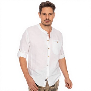 Nouvelle Chemise Bavaroise Élégante et Populaire pour Homme, Costume d'Été Oktoberfest, 100% Coton Respirant, Teint en Pièce, à Carreaux - Product Image 1