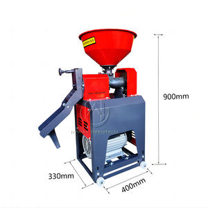 200-1000 kg/saat taşınabilir kombine buğday arpa pirinç değirmeni bitki darı freze parlatma makinesi tahıl un öğütme makinesi - Product Image 3