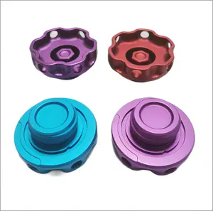 Các bộ phận CNC tùy chỉnh chế biến Anodized Hợp kim nhôm phụ tùng ô tô nhiên liệu tự động nắp bình xăng