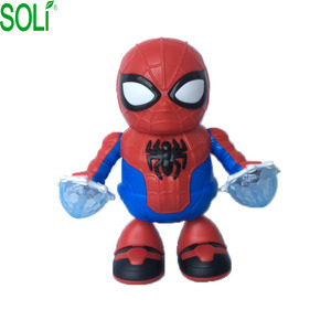 Música de baile Spiderman Marvel eléctrico <span class=keywords><strong>Web</strong></span> celebridad mismo juguetes para niños juguetes de plástico - Product Image 2