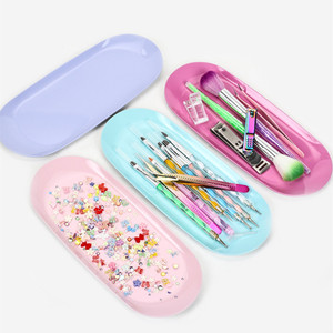 Support en métal en forme de cœur pour flacon de vernis à ongles, porte-breloques et strass, outil de rangement pour usage esthétique (vente en gros) - Product Image 5